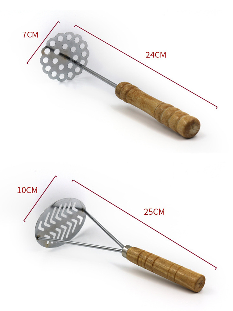 Potato Masher Stainless Steel Integrated Masher Kitchen Tool & Food Masher/Potato Smasher with Non-slip Handle