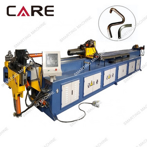 DW50CNC Fully Automatic 2 Axis CNC Rotary Draw Tube Pipe Bending Machine with extension mandrel length