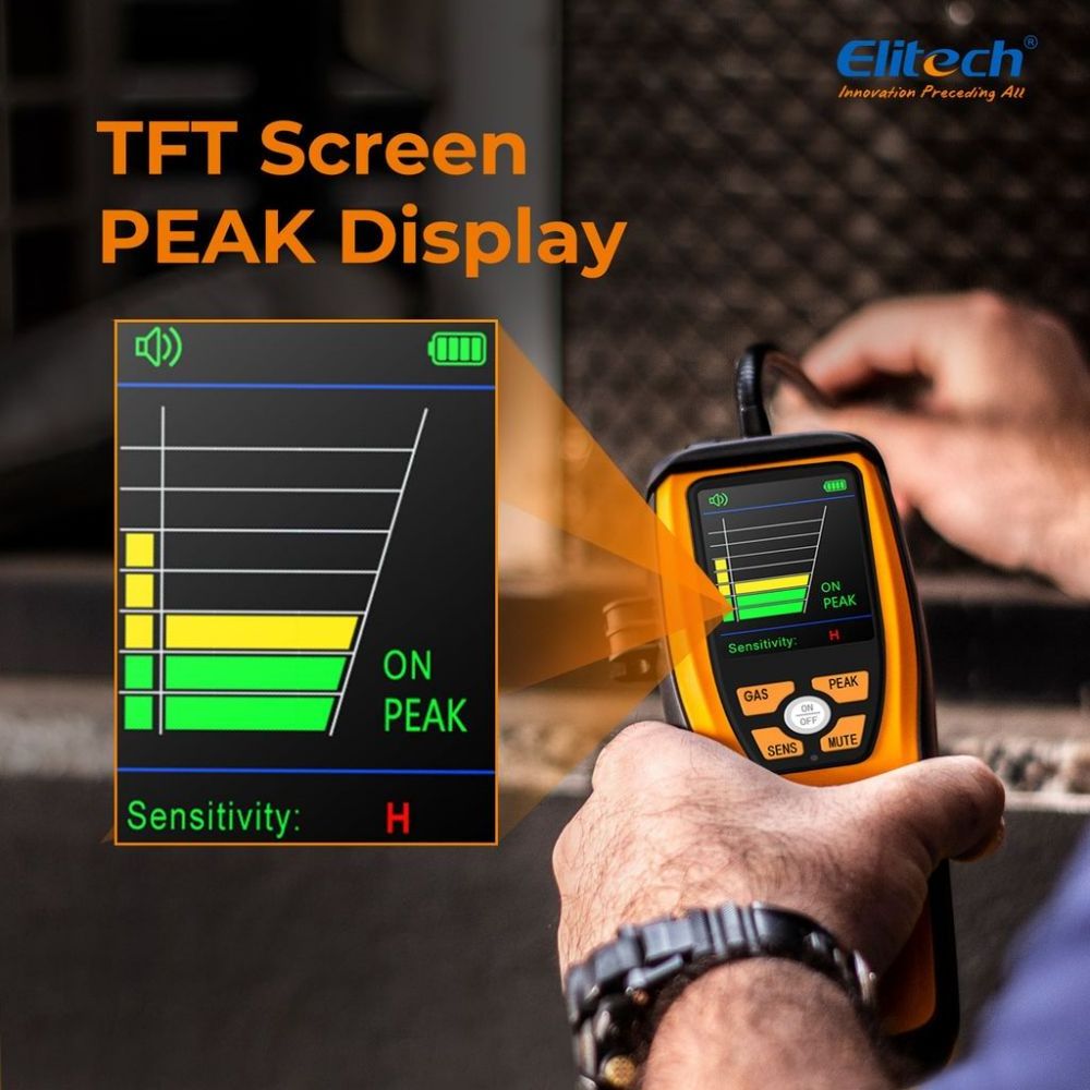 Elitech ILD-300 Infrared Refrigerant Leak Detector Detect All HFC, CFC, HCFC, HFO And Blends