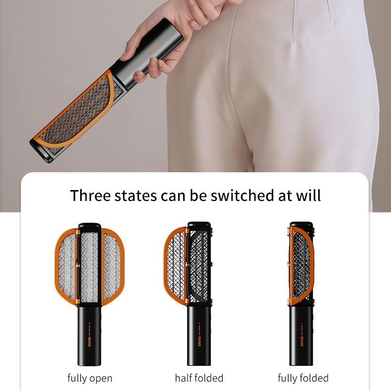 Smart Appliance Unique Portable Rechargeable Mosquito Swatter Foldable Electric Mosquito Racket Wireless Folding Mosquito Killer