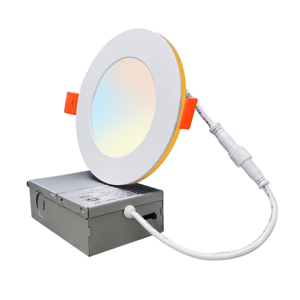 OEM&ODM Support Added Ambience Night Light Cutout 105mm Pot Light with Night Mode Lighting Fixture