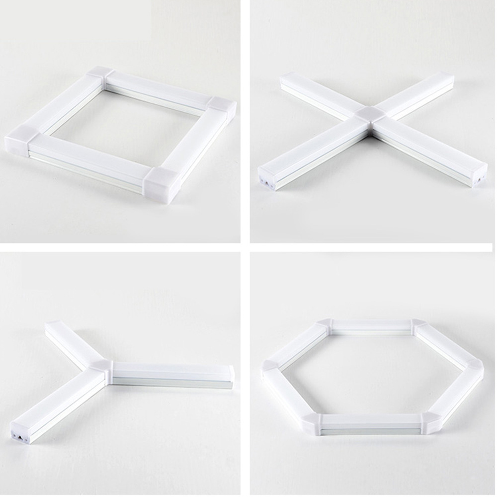 440mm LED Tubes 6500K DIY Customized Shapes Aluminum Profile Garage Hexagonal LED Light