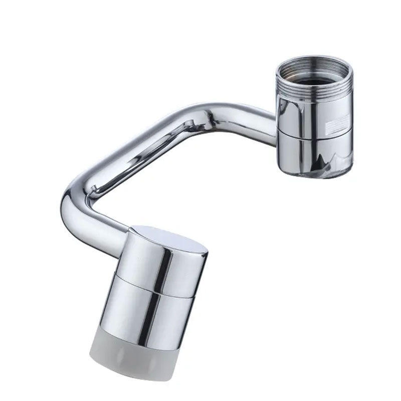 Multifunctional Stainless Steel Rotatable Tap Extender 1080 Degree Universal Robotic Arm Swivel Extension rotary Faucet For Sink