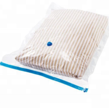 Reusable Storage Bags Seal Leak Prevention Valve Durable Duty Strong Vaccum Compressed Space Saver Vacuum Sealer Bag