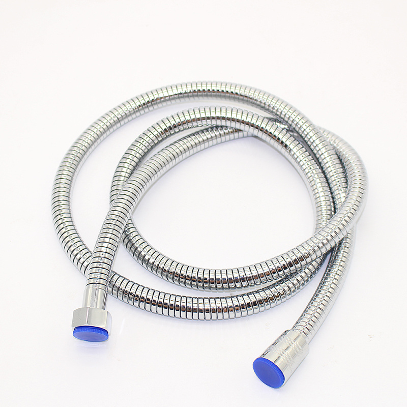 Flexible stainless steel chromed double lock 8 years warranty bathroom shower hose