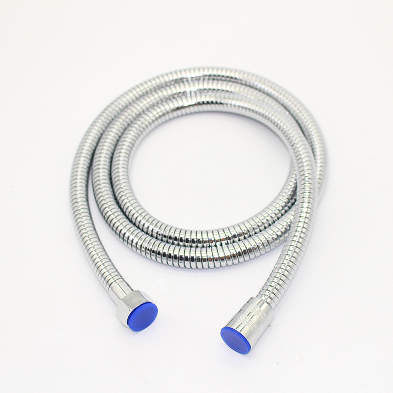 Flexible stainless steel chromed double lock 8 years warranty bathroom shower hose