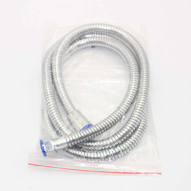 Flexible stainless steel chromed double lock 8 years warranty bathroom shower hose