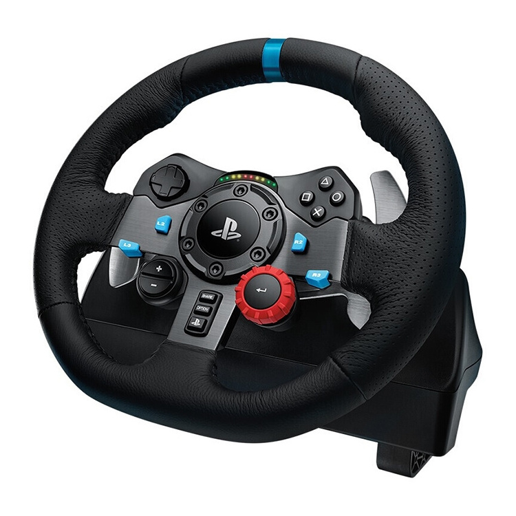 Logitech G29 Game Racing Steering Wheel Pedal Shift Lever Original Wired Steering Wheel Game for Ps4 Set Non-linear Brake Pedal