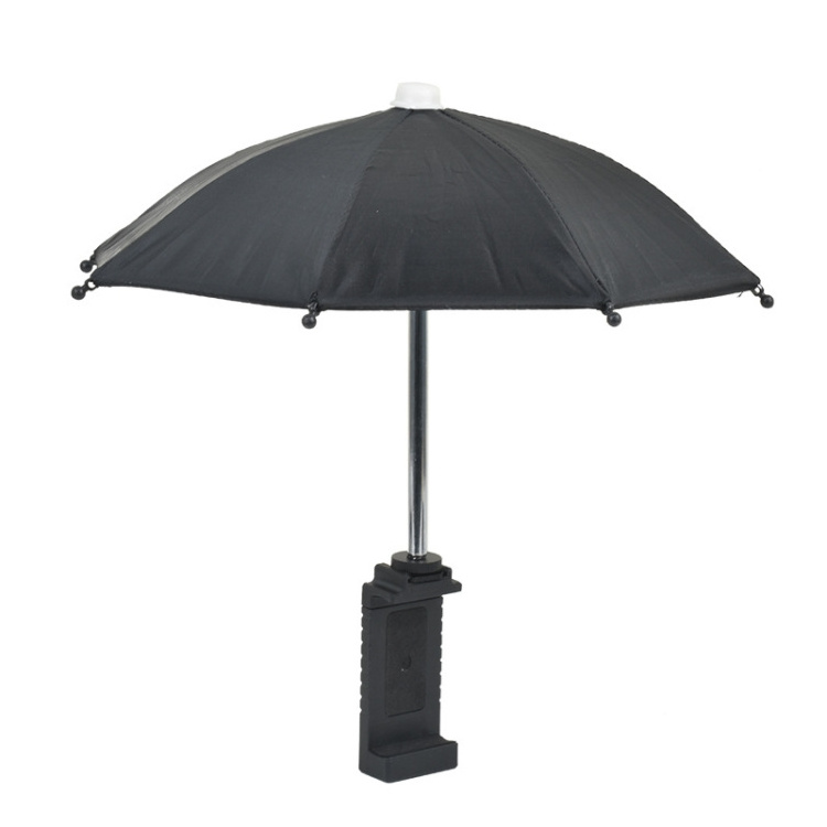 Outdoor Photographic Equipment Mini Waterproof Phone Sunscreen Parasol Photography Umbrella For Mobile Phone