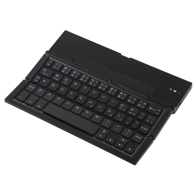 Ultra Thin GK608 Foldable Wireless Folding Tablet Keyboard With Built-in Holder Support Android i OS Window System