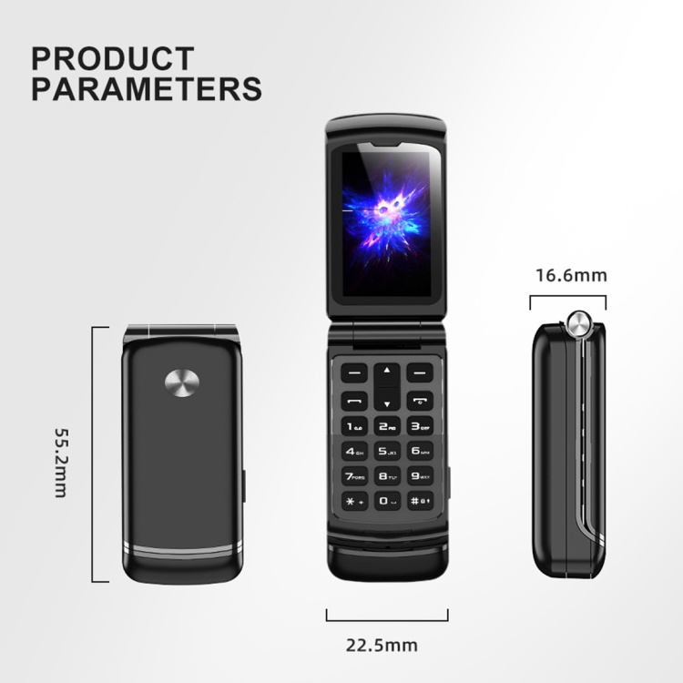 Hot Sale 1.08 inch Tiny Celulares Mini Mobile Phone Telefonos ULCOOL F1 Super Mini Flip Phone