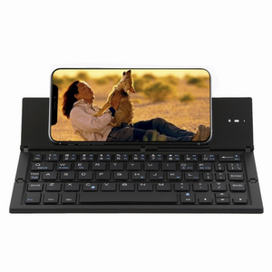 Ultra Thin GK608 Foldable Wireless Folding Tablet Keyboard With Built-in Holder Support Android i OS Window System