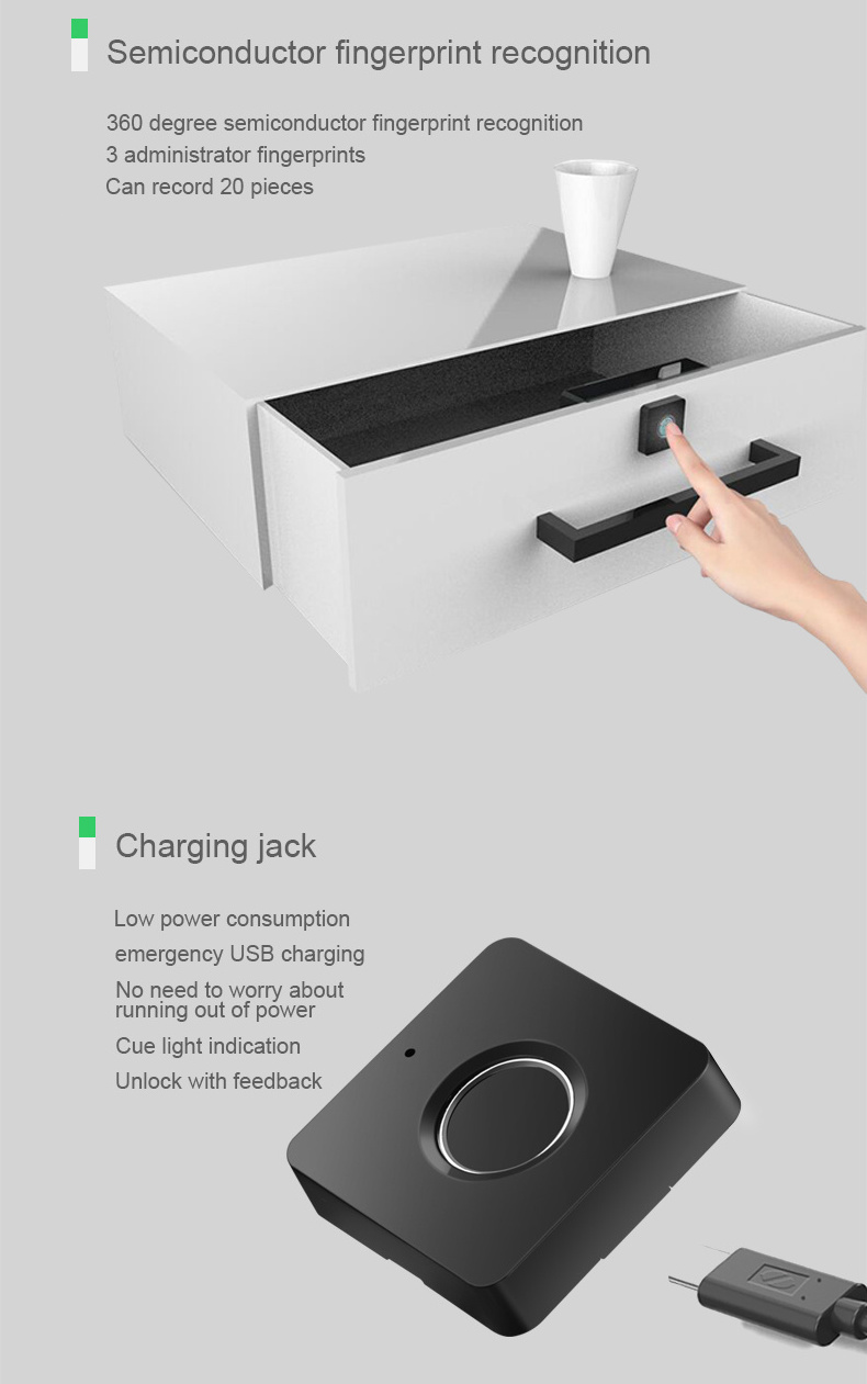 biometric intelligent finger print smart  digital fingerprint drawer electronic furniture lock for furniture