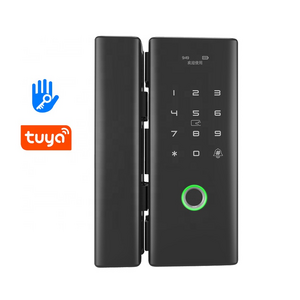 Wifi Remote Control Smart locks fingerprint Glass door lock lock for sliding glass door tuya or ttlock