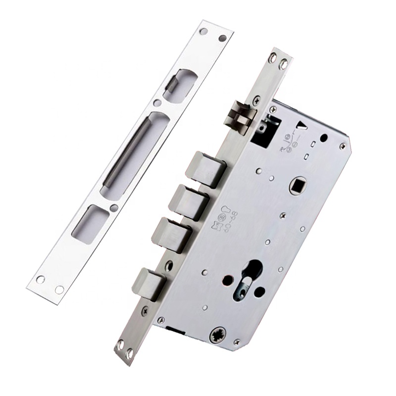 High Security Stainless Steel Intelligent Fingerprint Lock Body, Standard 6068 6052 Mortise for smart Door Lock