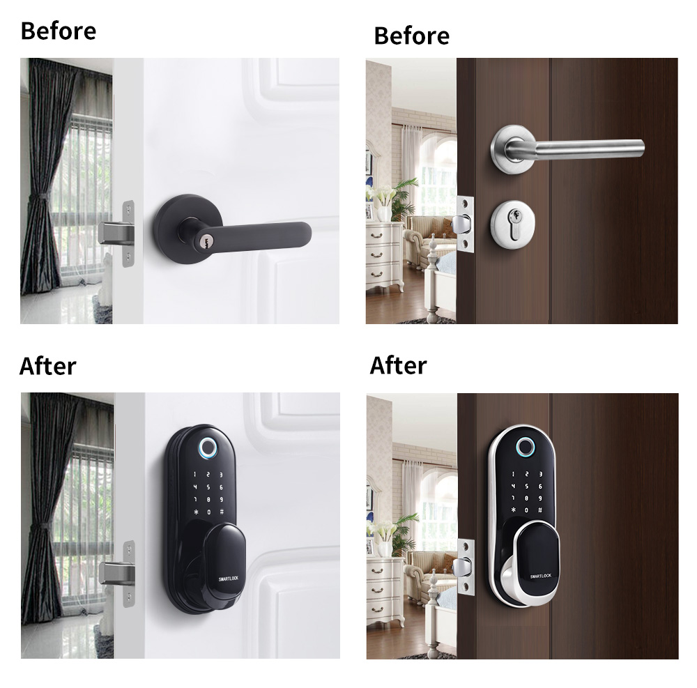 tuya wifi /TT deadbolt door lock fingerprint Data lock Deadlock cilindro locks