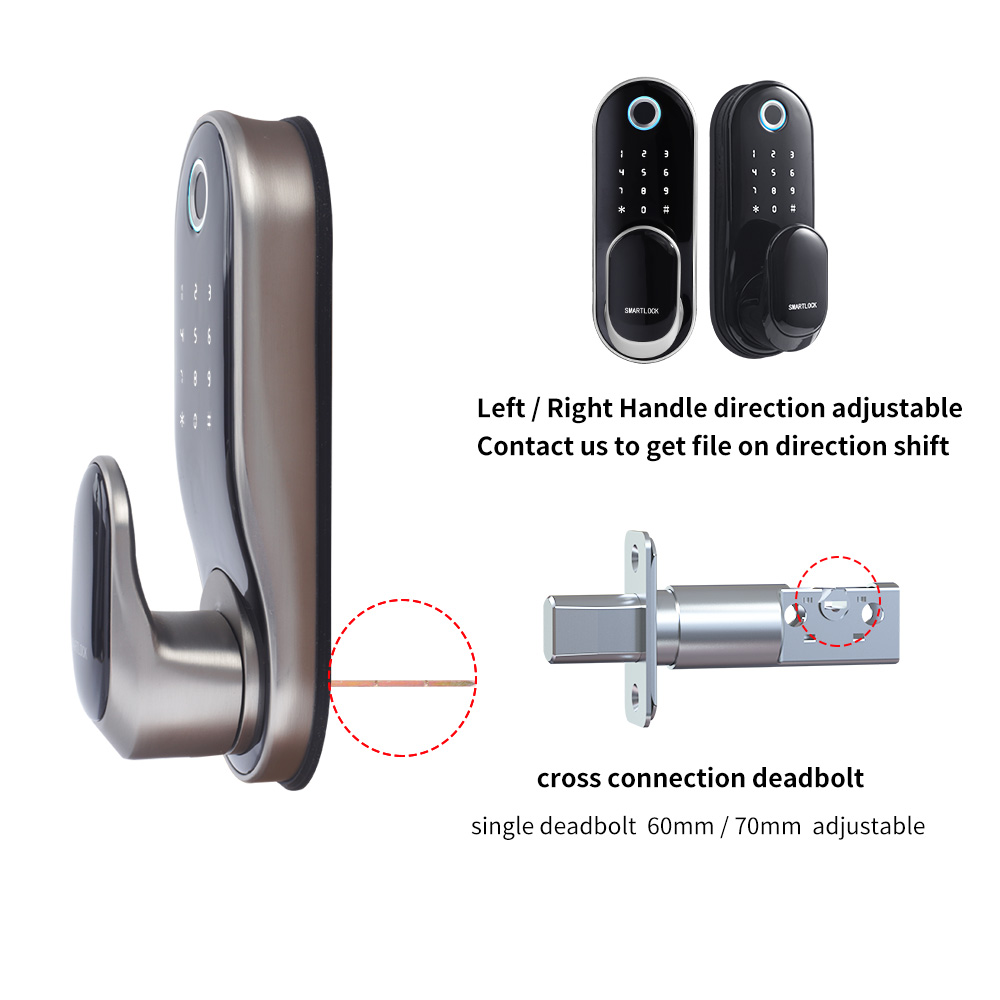 tuya wifi /TT deadbolt door lock fingerprint Data lock Deadlock cilindro locks