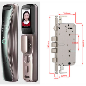 Zigbee tuya door lock with Z-wave remote control wifi fingerprint door lock with cam