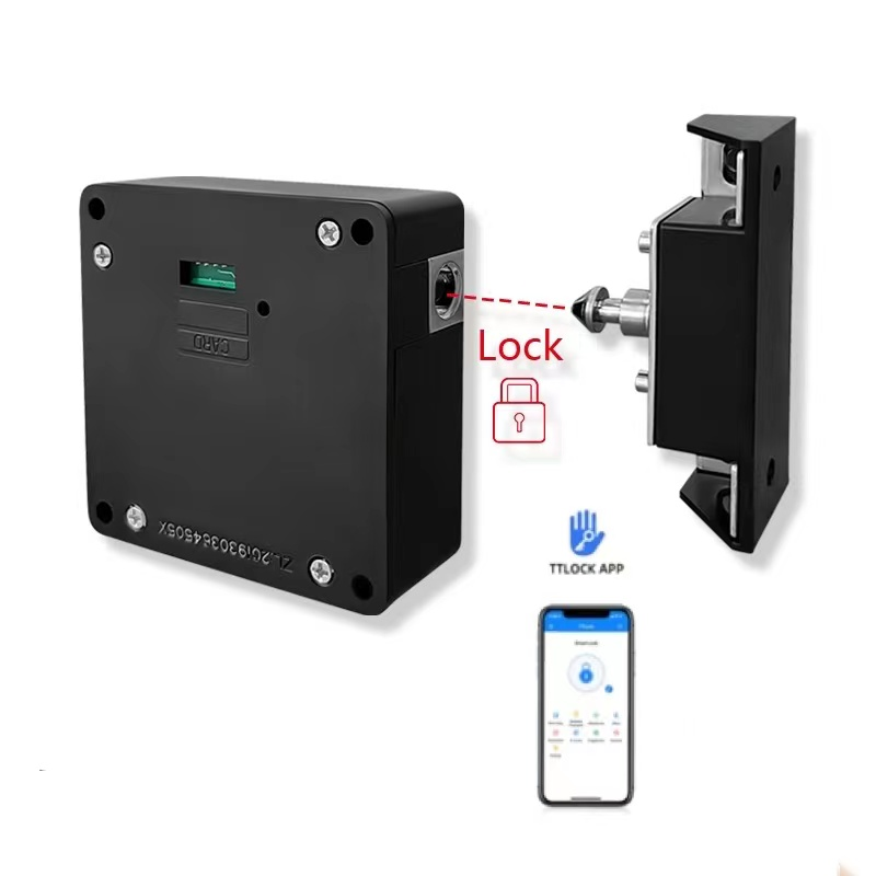 TTlock hidden smart furniture rifid locker wifi door gun app drawer cam invisible cabinet lock