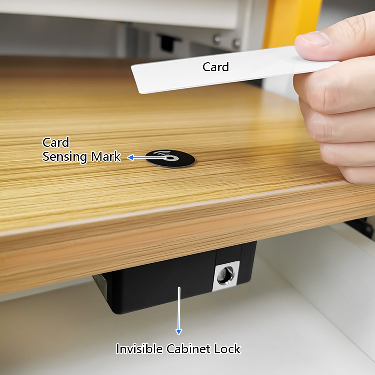 TTlock hidden smart furniture rifid locker wifi door gun app drawer cam invisible cabinet lock