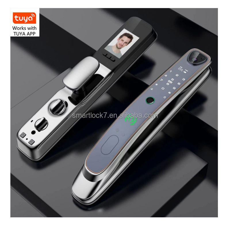 Waterproof TUYA camera 3D Face Smart Door Lock, Smart Fingerprint door lock, Smart Door Lock Camera