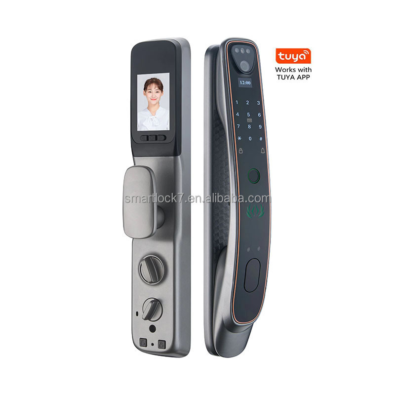 Waterproof TUYA camera 3D Face Smart Door Lock, Smart Fingerprint door lock, Smart Door Lock Camera