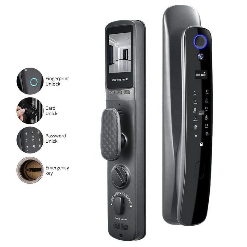 kaadas Safety  smart Locks new intelligent automatic Built-in Screen smart door lock with camera