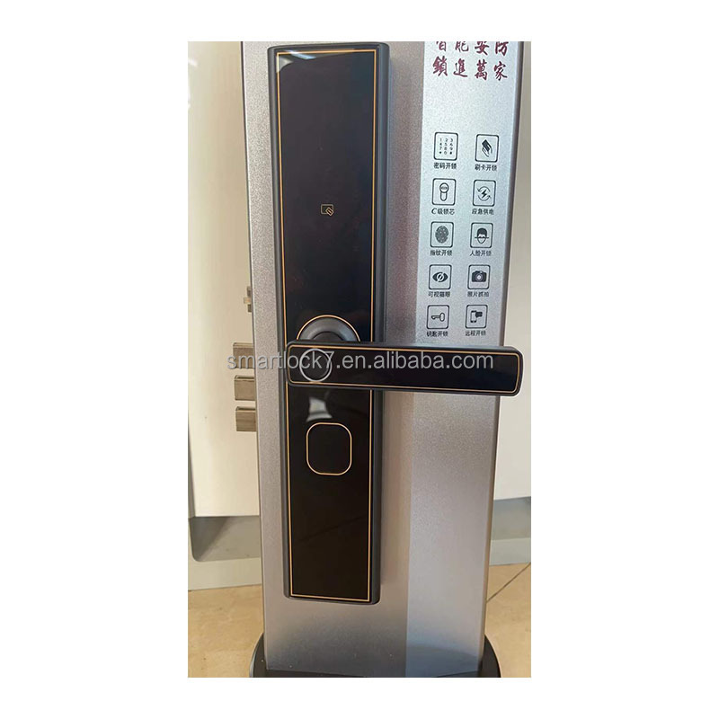 China Smart door locks digital fingerprint door safety lock biometric electronic combination lock with Virtual Password