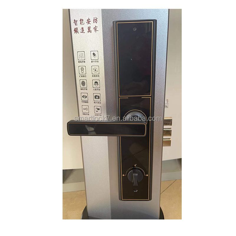 China Smart door locks digital fingerprint door safety lock biometric electronic combination lock with Virtual Password