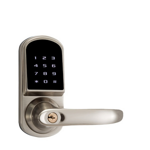 Smart Security Intelligent code  tuya  App Wifi Handle Smart Lever Door Lock with Single Latch