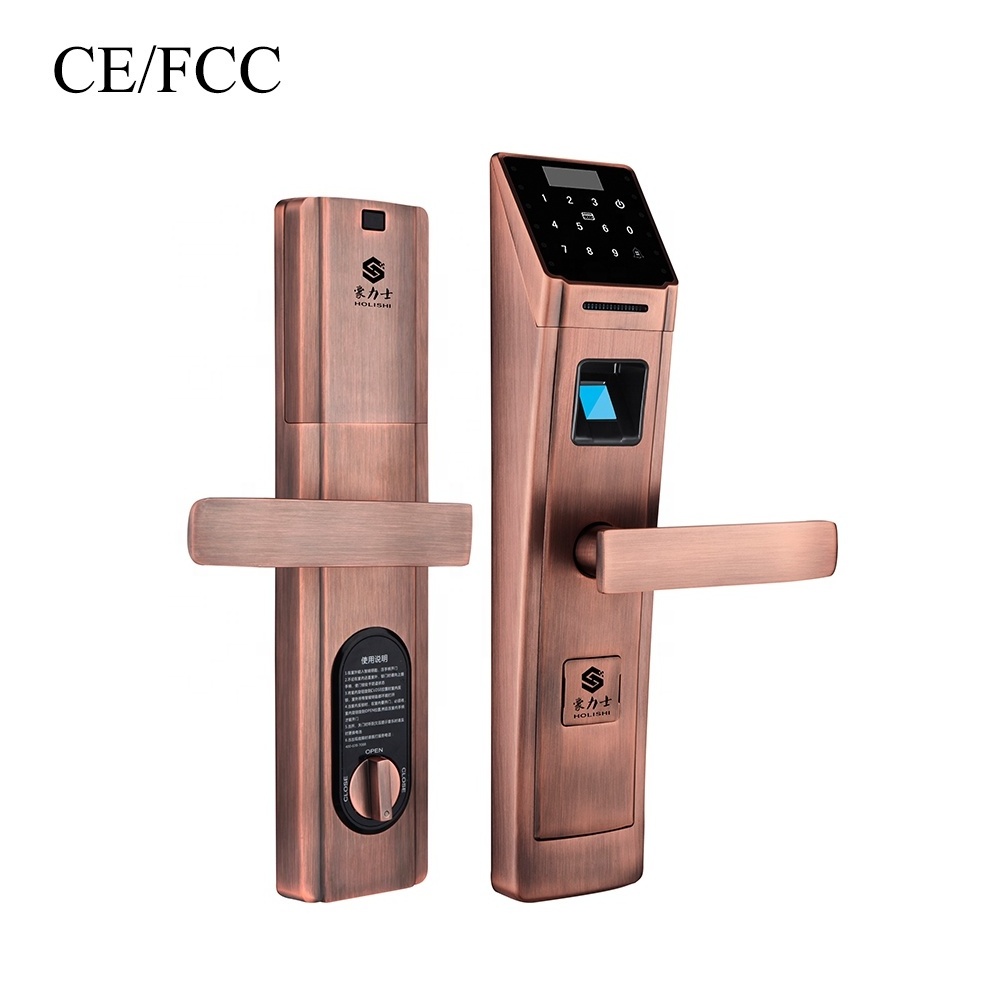 A Digital RFID Card and Code Pin Pad Front Door Lock With Electronic Digi Keypad