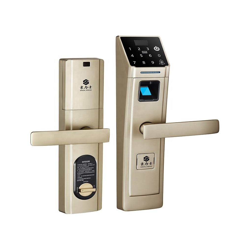 A Digital RFID Card and Code Pin Pad Front Door Lock With Electronic Digi Keypad