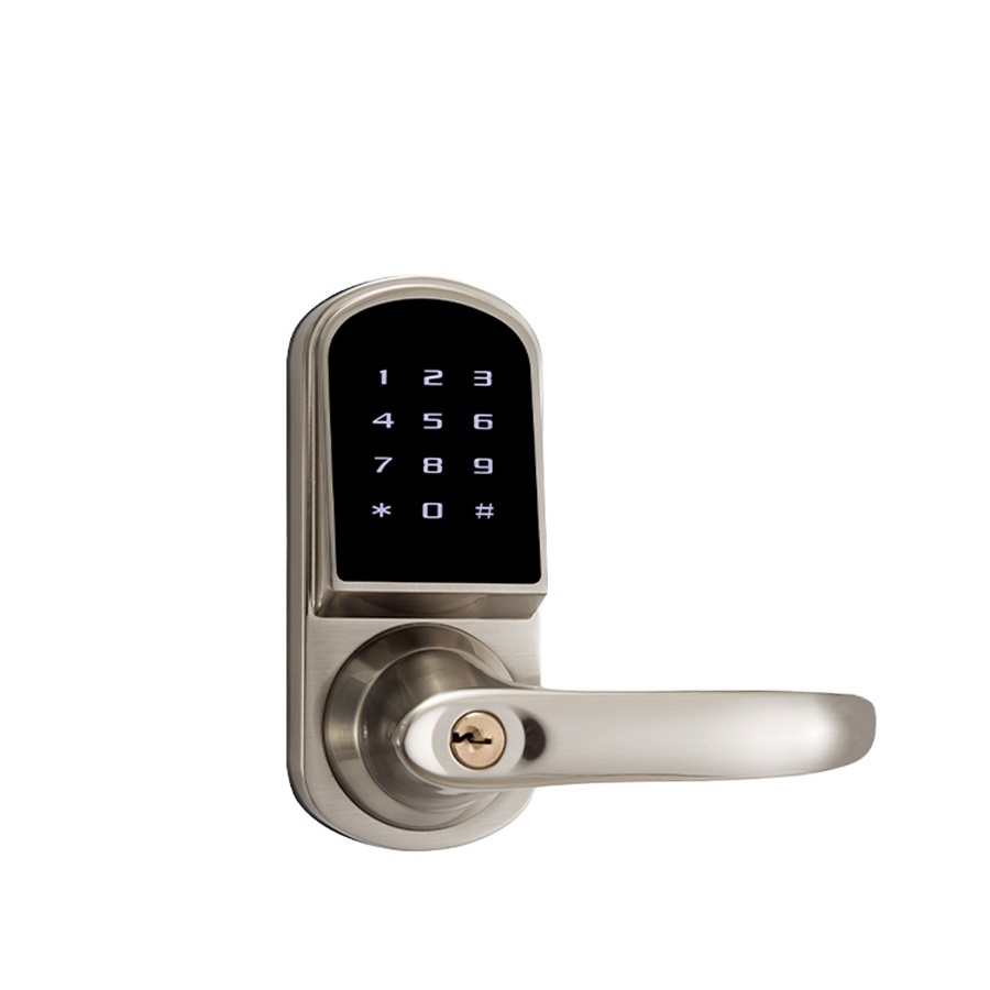 Smart Security Intelligent code  tuya  App Wifi Handle Smart Lever Door Lock with Single Latch