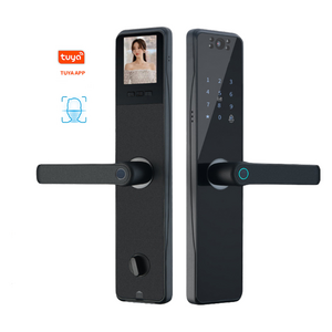 tuya wifi remote control cylinder deadbolt digital door lock with camera