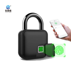 JEC Mini Waterproof Safe Anti-theft Door Lock TSA Smart Fingerprint Padlock