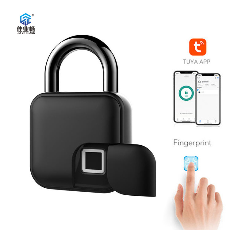 WiFi Waterproof Handbag Bike Bag Cabinet Diary Door Fingerprint Pad Lock Smart Tuya Fingerprint Lock