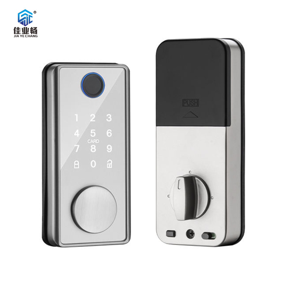 Best Selling Secure Door Wooden Set Electronic Front Wi-Fi Smart Keypad Keyless Digital Entry Door Deadbolt Lock