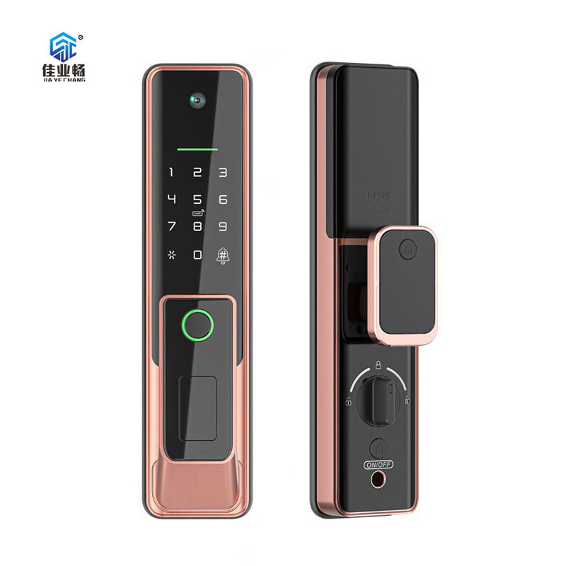 2024 Mart Camera Door Lock Tuya Password Lock shenzhen Smart Lock