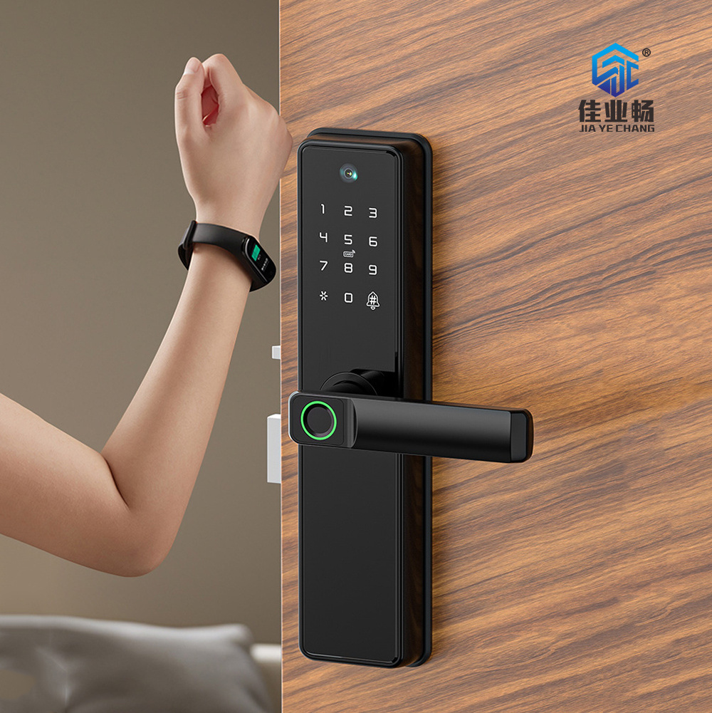 Cerradura Inteligente smart life Security Electric Digital Fingerprint Smart Door Lock With Tuya APP TTLOCK BLE Wifi Mobile Lock