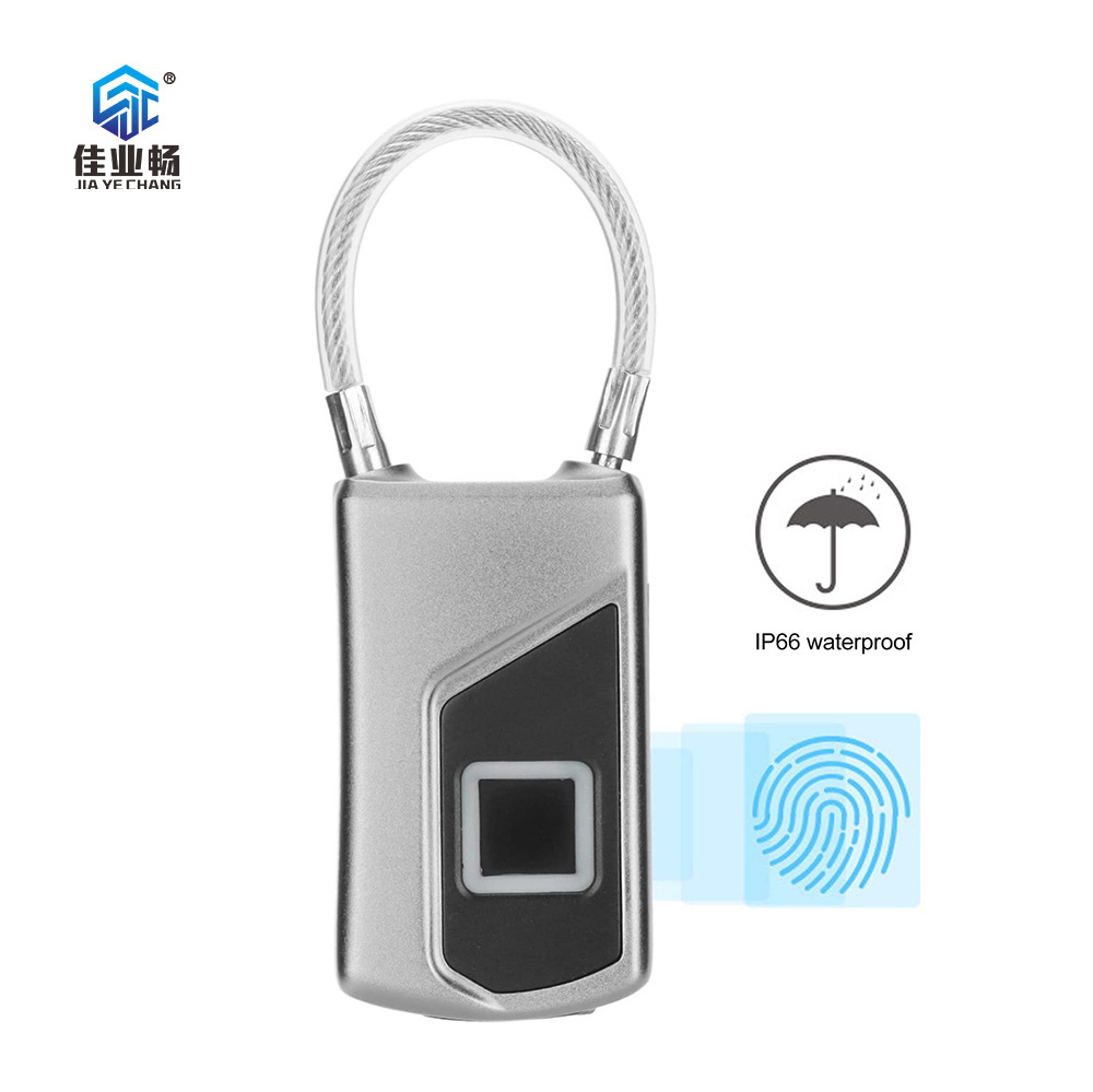 Electric Smart Padlock Fingerprint Small Luggage Mini Digital Little Smart Padlock for Travel Bag