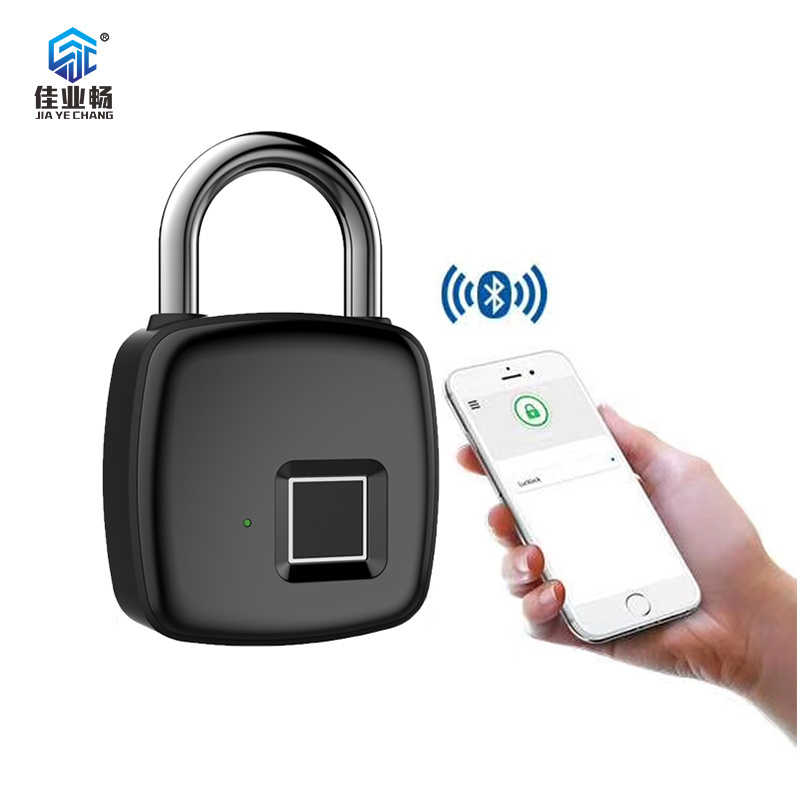 Custom discount keyless bag bicycle digital padlock app pad lock fingerprint smart lock