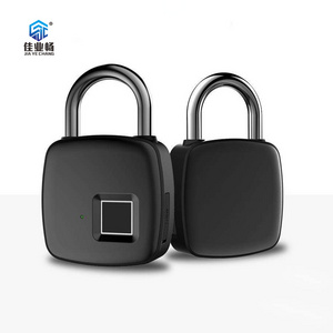 Fingerprint Padlock Smart Biometric Lock Quick Access Keyless Metal Waterproof Portable Security Lock Anti-Theft Padlock