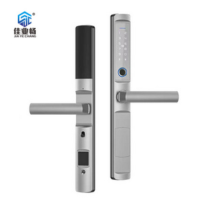 Cheapest Euro Smart digital Lock Handle With Key Sliding Door Fingerprint Security Smart Gate Lock Tuya app door lock