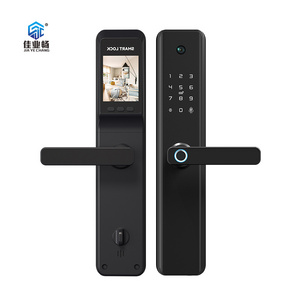 Wifi Cat Eye Cam Locks System Password Tuya Smart Life App Fingerprint Unlock Biometric Safe Camera Smart Gate Door Lock