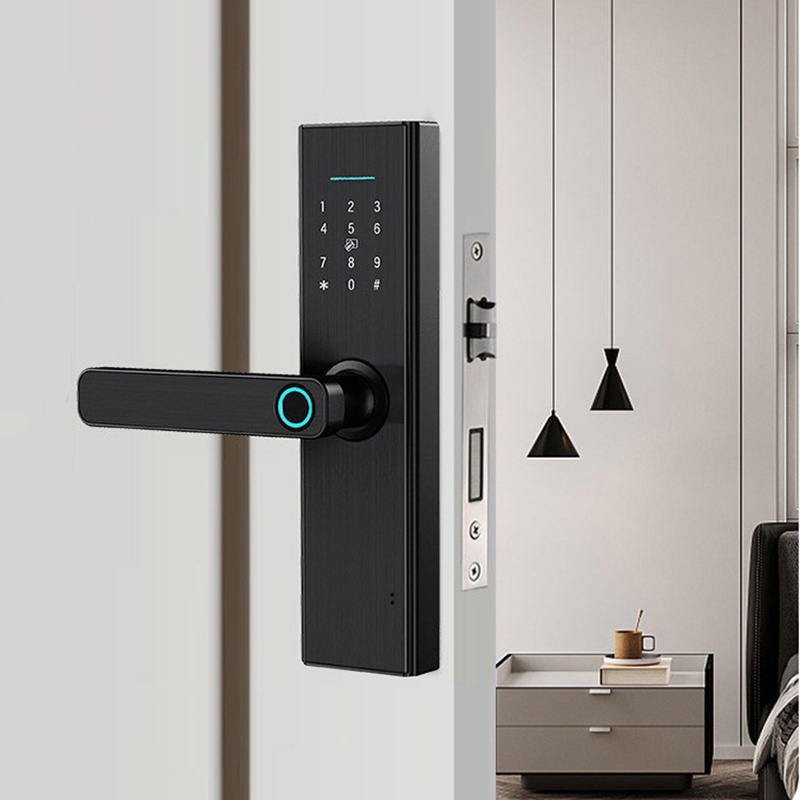 Home hotel office villa smart fingerprint door lock card password smart lock sercuritv antitheft lock