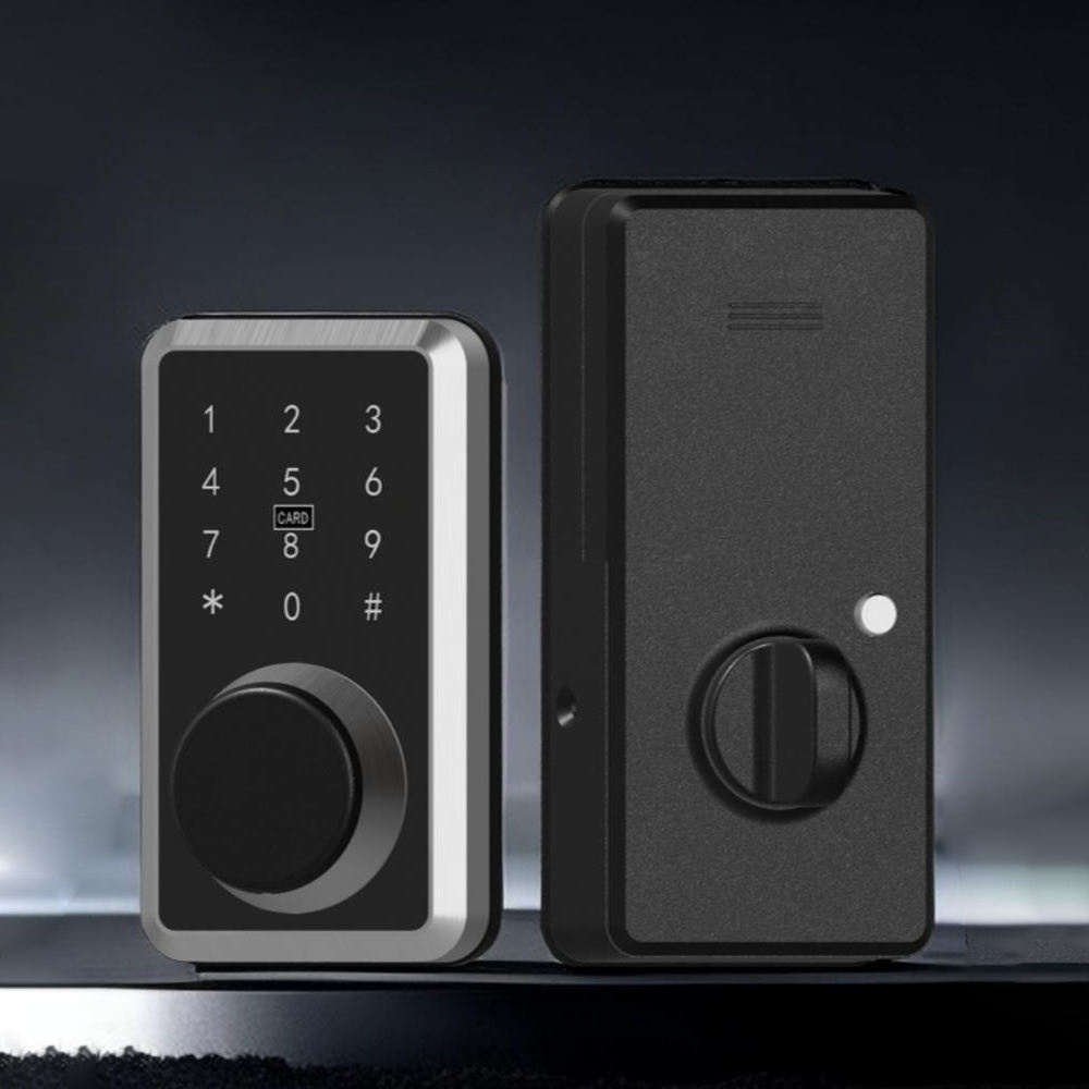 Electronic smart digital deadbolt mortise door lock with password app for gate bedroom hotel home entry door