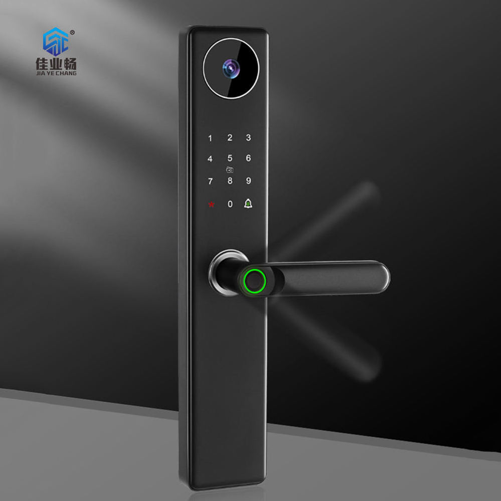 Wholesale Electronic Deadbolt Fingerprint Door Lock Inteligente front door Lock With Camera