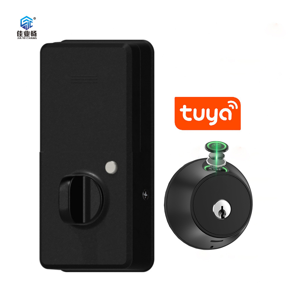 Brand New Tuya App Digital Smart Lock with Key Waterproof and Anti-Theft Biometric Fingerprint Identification for Steel Door