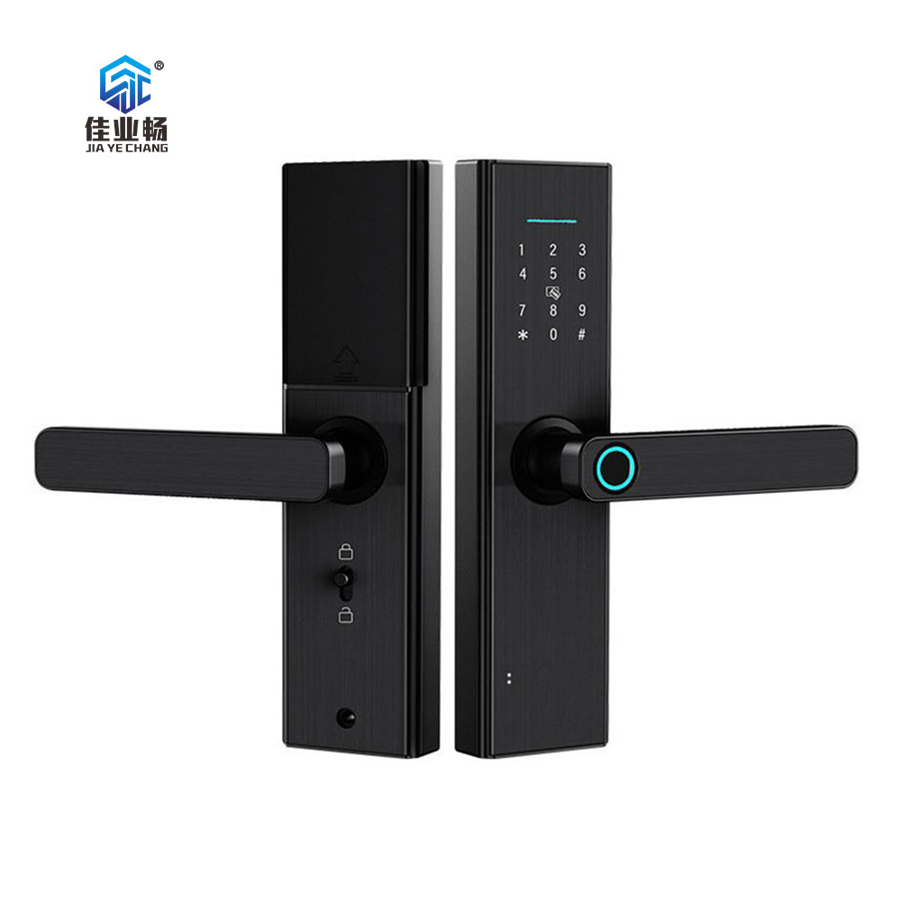 JEC indoor apartment bedroom fingerprint password intelligent wooden electronic lock office Door Lock