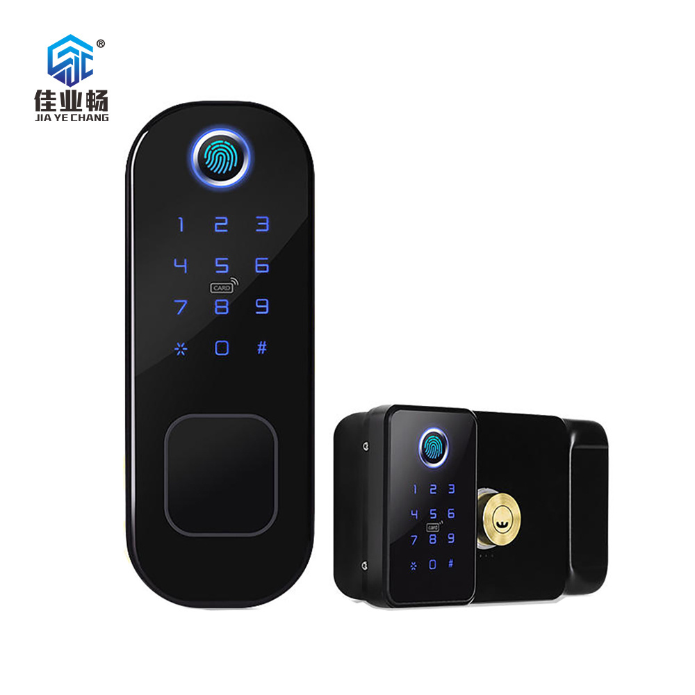 China Supplier Wholesale biometric rental house Smart Latch Double gate Lock